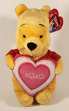 Danawares Disney Winnie The Pooh XOXO Pink Heart Pillow 10" Tall Stuffed Plush Toy New with Tag