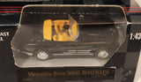 1999 New Ray Classic Cruiser Collection Mercedes-Benz 300SL Roadster Convertible black 1/43 Scale Die Cast Toy Car Vehicle New in Box