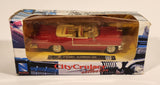 2004 New Ray City Cruiser Collection 1955 Cadillac Eldorado Convertible Red 1/43 Scale Die Cast Toy Car Vehicle New in Box