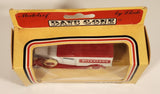 1983 Lledo Days Gone Firestone 1926 Packard Van Truck Red and White Die Cast Toy Car Vehicle New in Box