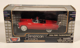 2014 Motor Max American Classics 1956 Ford Thunderbird Convertible Red 1:43 Scale Die Cast Toy Car Vehicle New in Box