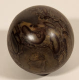 Bamboo Leaf Jasper Carved Polished 2 1/4" Sphere Ball