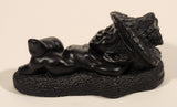 Vintage Coco Joe's Hawaii #222 Menehune Pi-Nui or The Sleepy One Laying 5 1/4" Long Carved Lava Rock Figurine