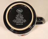 Disney Store Mickey Mouse Gosh! Oh Boy Oh My! Aw Shucks Large Embossed Ceramic Coffee Mug Cup