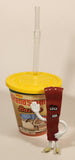 2020 DFO Denny's The Grand Slams Bacon Plastic Cup With Lid and Bendable Straw Plus 4 1/2" Mascot Toy Figure