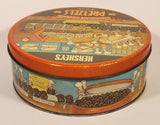 1992 Hershey's Milk Chocolate Covered Pretzels 7 1/4" Tin Metal Container