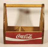 2013 Coca Cola Coke Wooden Utensils Holder