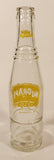 Vintage Nugrape "A Flavour You Can't Forget" 9 1/2" Tall 10 Fl oz Clear Glass Soda Pop Beverage Bottle