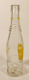 Vintage Nugrape "A Flavour You Can't Forget" 9 1/2" Tall 10 Fl oz Clear Glass Soda Pop Beverage Bottle