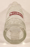 Rare Vintage Stubby Quality 9 1/4" Tall Embossed Glass Soda Pop Beverage Bottle
