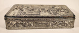 Vintage Teniers Large Embossed Tin Metal Container