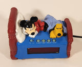 Westclox Disney Mickey Mouse and Pluto Laying in Bed Shaped Digital Alarm Clock
