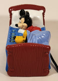 Westclox Disney Mickey Mouse and Pluto Laying in Bed Shaped Digital Alarm Clock