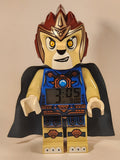 2013 Lego Kids Legend of Chima Laval Lion with Cape Character 10 1/2" Tall Plastic Digital Alarm Clock