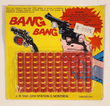 Vintage J. B. Enr. CPIII Station G Montreal Bang Bang 80 Count Single Shot Strips Red Gun Caps New in Package Made in Italy