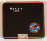 Vintage 1970s J. R. Freeman & Son Ltd Manikin Cigars Tin Metal Cigarette Case Holder