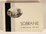 Vintage Sobranie Virginia No. 40 Tin Metal Cigarette Case Holder