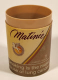 Rare Vintage Allan Ramsay and Company Matinee 25 Cigarettes Empty Cardboard and Plastic Can No Lid