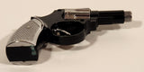 Black Plastic Gun Shaped Laser Light Flashlight with Prank Electric Shock Trigger