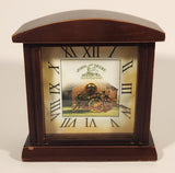John Deere Moline, Illinois 5 1/4" Arched Wooden Mantel Clock
