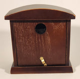 John Deere Moline, Illinois 5 1/4" Arched Wooden Mantel Clock