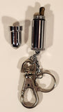 Metal Bullet Cigarette Lighter Clip On Keychain