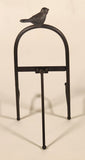 Bird Figural 10 1/2" Tall Cast Iron Display Stand