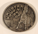 1983 Mead Corporation NSDA National Soft Drink Association 83 Houston 2 3/4" x 3 Metal Belt Buckle
