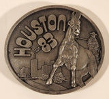 1983 Mead Corporation NSDA National Soft Drink Association 83 Houston 2 3/4" x 3 Metal Belt Buckle