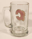 Libbey NHL Calgary Flames Ice Hockey Team Logo 5 1/2" Tall Glass Beer Mug Cup