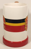 Houston Harvest NHL Calgary Flames Ice Hockey Team Logo 6 1/8" Embossed Ceramic Coffee Mug Cup New with Tags