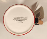 Houston Harvest NHL Calgary Flames Ice Hockey Team Logo 6 1/8" Embossed Ceramic Coffee Mug Cup New with Tags