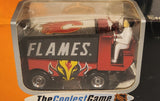 2002 White Rose Collectibles NHL Calgary Flames Zamboni 1/50 Scale Die Cast Toy Vehicle New in Box