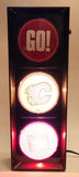 NHL Calgary Flames Ice Hockey Team Go Flames Go Light Up 6" x 16" Plastic Wall Traffic Light Sign