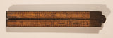 Vintage Lufkin No. 781 Warranted Box 24" Wood Folding Ruler Measure