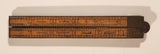 Vintage Lufkin No. 781 Warranted Box 24" Wood Folding Ruler Measure