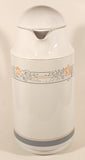 Crown Corning Thermique Apricot Grove Light Blue Pink Flower Pattern White 11" Thermal Water Pitcher Jug