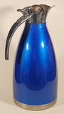 Stainless Steel Blue 11" Thermal Water Pitcher Jug