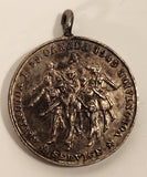 Antique 1939 to 1945 World War II Canadian Volunteer Service Medal 3/4" Silver Pendant