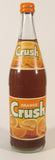 Rare Vintage Orange Crush Money Back Bottle 11 Fl Oz 296 mL 11 1/2" Tall Glass Bottle with Paper Labels Still Full Toronto Canada