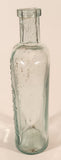Antique Fellows & Co Chemists St. John N.B. 7 3/4" Tall Embossed Glass Medicine Bottle