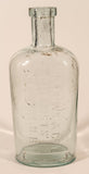 Antique Fellows & Co Chemists St. John N.B. 7 3/4" Tall Embossed Glass Medicine Bottle