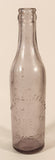 Rare Antique The Cobalt Aerated Water Co. Cobalt, Ontario 9" Tall Embossed Amethyst Glass Bottle