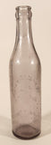 Rare Antique The Cobalt Aerated Water Co. Cobalt, Ontario 9" Tall Embossed Amethyst Glass Bottle