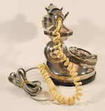 Vintage French Style Petite Telephone Series Fragonard Like Man and Woman Rotary Phone