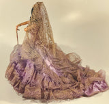 Vintage Marin Chiclana Espana Male and Female Dancers 13 1/2" Tall Plastic Doll Set