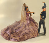 Vintage Marin Chiclana Espana Male and Female Dancers 13 1/2" Tall Plastic Doll Set