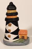 Peggy's Cove, Nova Scotia Lighthouse 4 3/8" Brown Clay Pottery Ornament