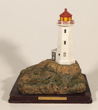 Oneida Studio's Peggy's Cove Nova Scotia Canada Lighthouse 6 3/4" Resin Ornament on Wood Base