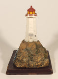 Oneida Studio's Peggy's Cove Nova Scotia Canada Lighthouse 6 3/4" Resin Ornament on Wood Base